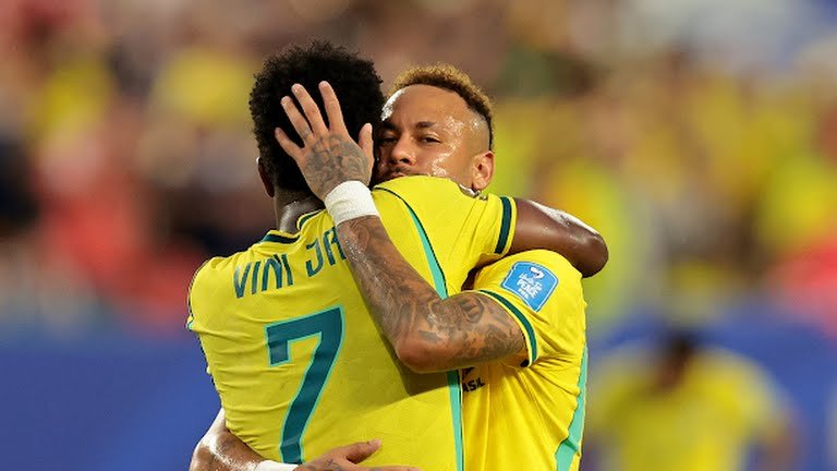 Neymar, Vinicius Jr, Brazil vs Scotland, FIFA World Cup