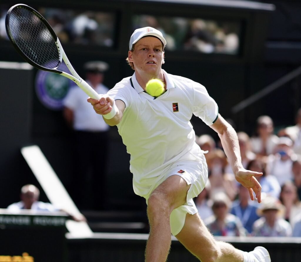 Wimbledon 2026, Jannik Sinner, Novak Djokovic, Daniil Medvedev, Cameron Norrie, Jack Draper, Joao Fonseca, Stefanos Tsitsipas, Miomir Kecmanovic, men's singles, All England Club, Day 1 results, Wimbledon 2026 Day 1 results, Sinner Kecmanovic result, Djokovic Wimbledon first round, Wimbledon men's draw 2026, Cameron Norrie knocked out, Jack Draper withdrawal Wimbledon, Wimbledon Monday results men's singles