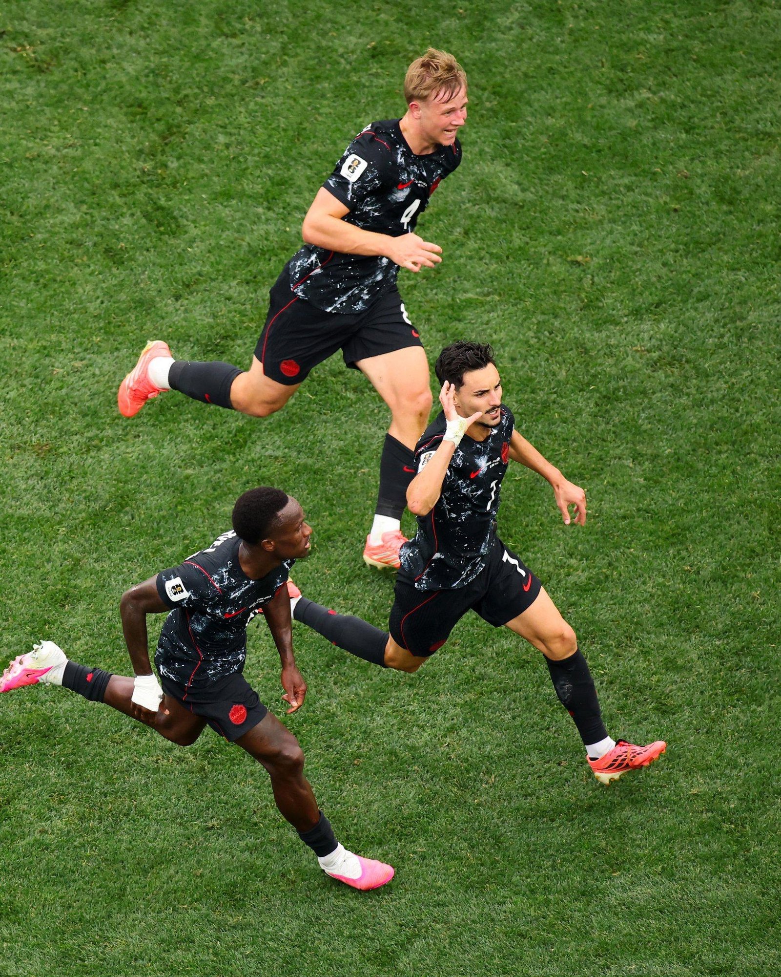 Canada, South Africa, FIFA World Cup 2026, Stephen Eustáquio, Alphonso Davies, Jesse Marsch, Round of 16, Jonathan David, Les Rouges, SoFi Stadium, World Cup history, CONCACAF,Canada World Cup 2026 Round of 16, Stephen Eustáquio goal South Africa, Canada vs South Africa World Cup, Canada historic World Cup win, Alphonso Davies World Cup return, Jesse Marsch Canada heroes, FIFA World Cup 2026 knockout stage