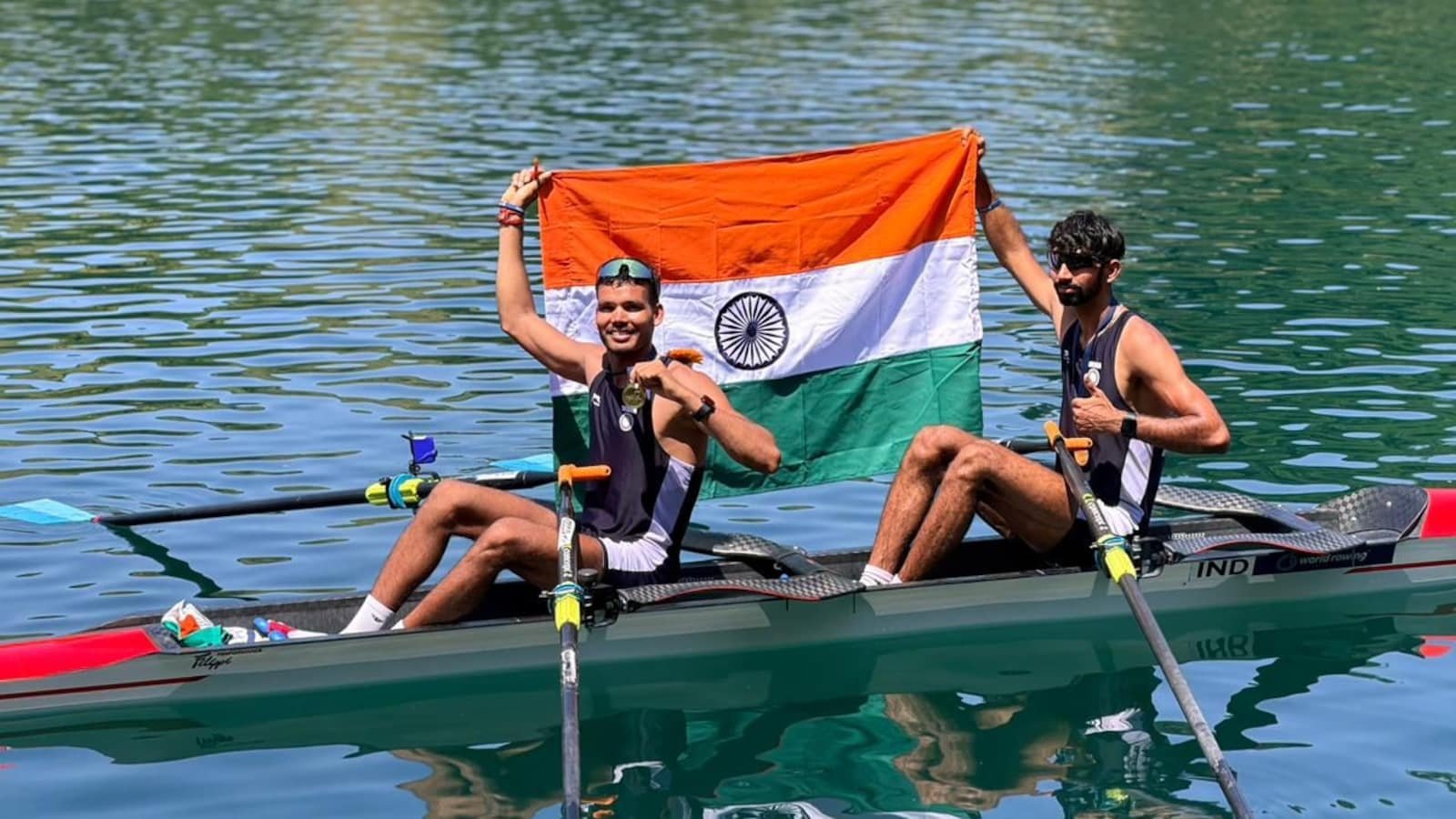 Lakshay, Ujjwal Kumar Singh, World Rowing Cup 2026, Lucerne, Lightweight Men's Double Sculls, LM2x, Indian Army, Army Rowing Node, India rowing, TOPS, Asian Games 2026, Rowing Federation of India, India World Rowing Cup gold 2026, Lakshay Ujjwal Kumar Singh rowing, World Rowing Cup III Lucerne 2026, Indian Army rowing gold, LM2x Lucerne 2026, India rowing history, Asian Games 2026 rowing India