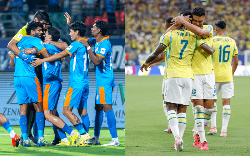 India vs Brazil Football Friendly Kolkata October 3 2026 | Historic First Meeting