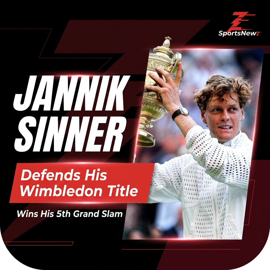 Sinner wins Wimbledon 2026