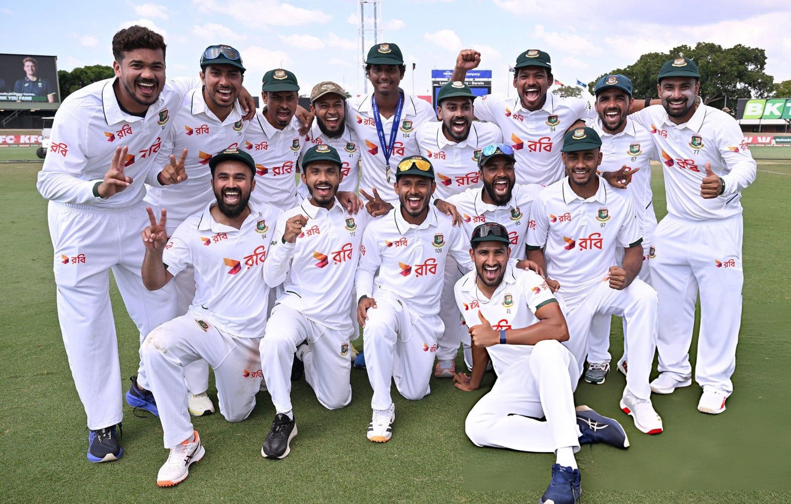 Bangladesh beat Australia by 9 wickets in Darwin — historic first Test win Down Under