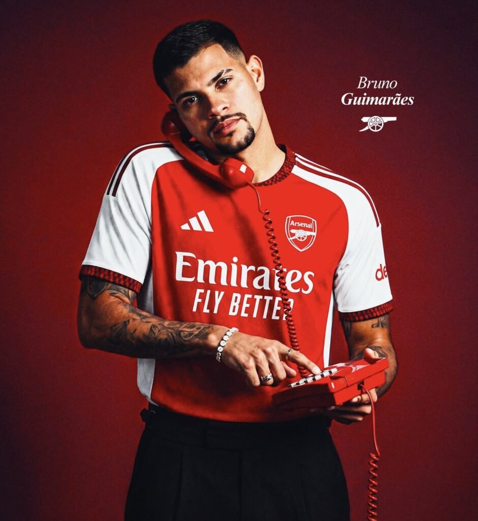Arsenal sign Bruno Guimarães from Newcastle | £80m deal agreed 2026
