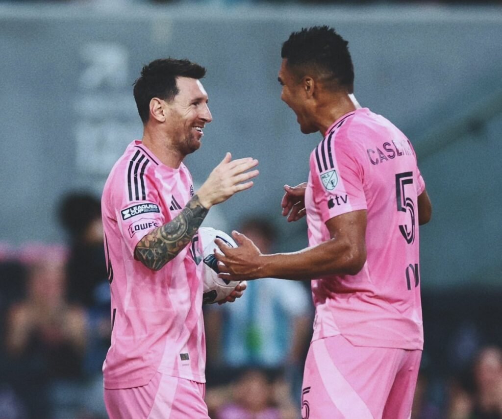 Messi's brace helps Inter Miami beat Atletico San Luis 4-2 in Leagues Cup