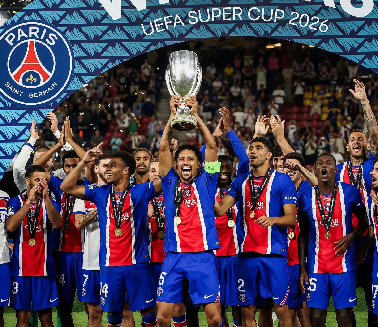 PSG beat Aston Villa 2-1 — 2026 UEFA Super Cup Report | SportsNewz