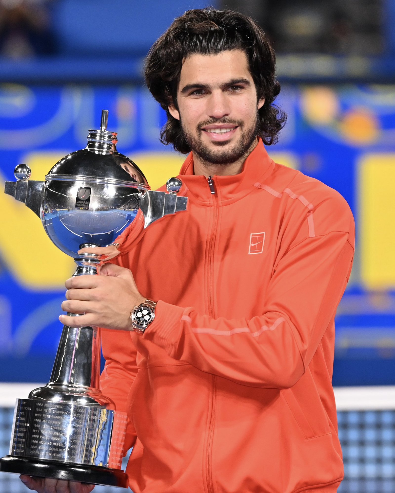 Alcaraz defends Japan Open title with 7-6(4), 6-4 win over Lehecka