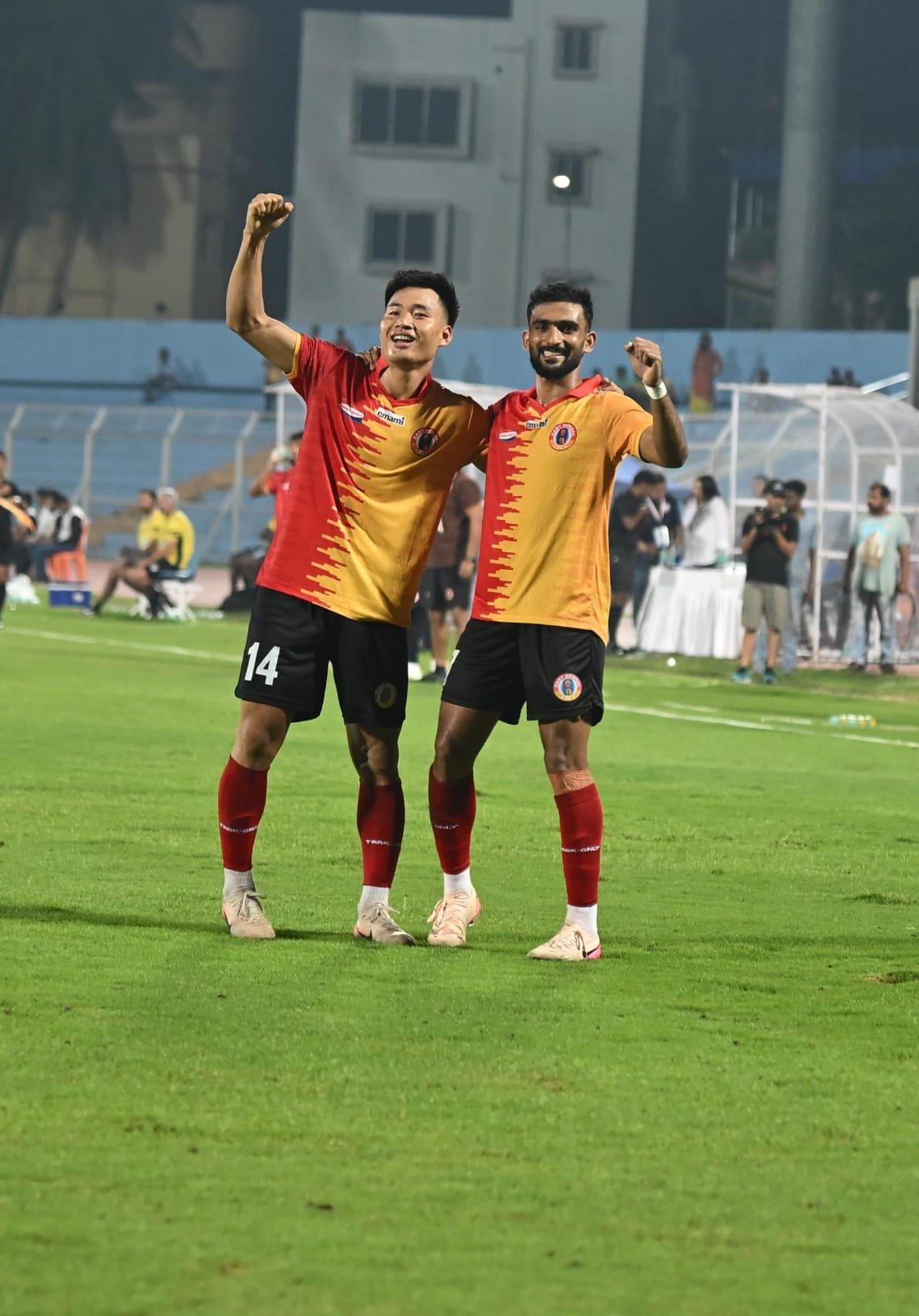 Lalhlansanga’s brace is not enough as ten-man Al Shorta beat East Bengal 3-2 in Kolkata