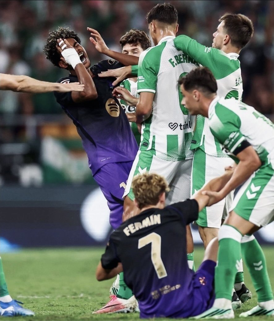 Betis midfielder Facundo Bernal banned for four matches for headbutting Lamine Yamal