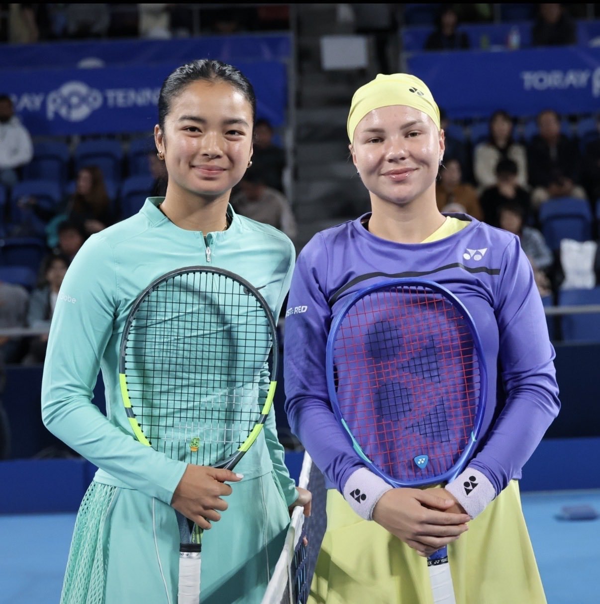 Shnaider rallies from a set down to beat Alexandra Eala in a Pan Pacific Open thriller and reach the Tokyo semi-finals