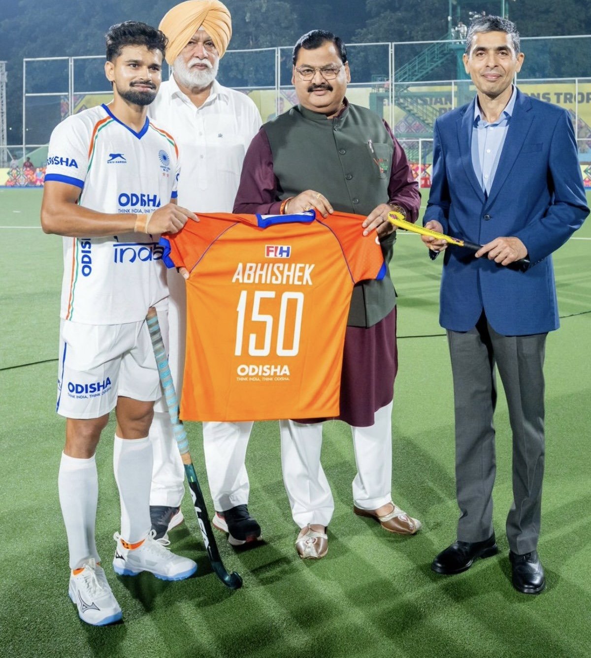 On his 150th cap, Abhishek Nain hits brace as India beat Japan 4-1