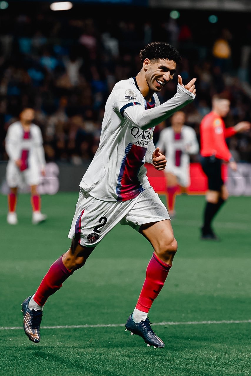 Hakimi hits a hat-trick and sets up two more as PSG come from behind to rout Le Havre 5-1