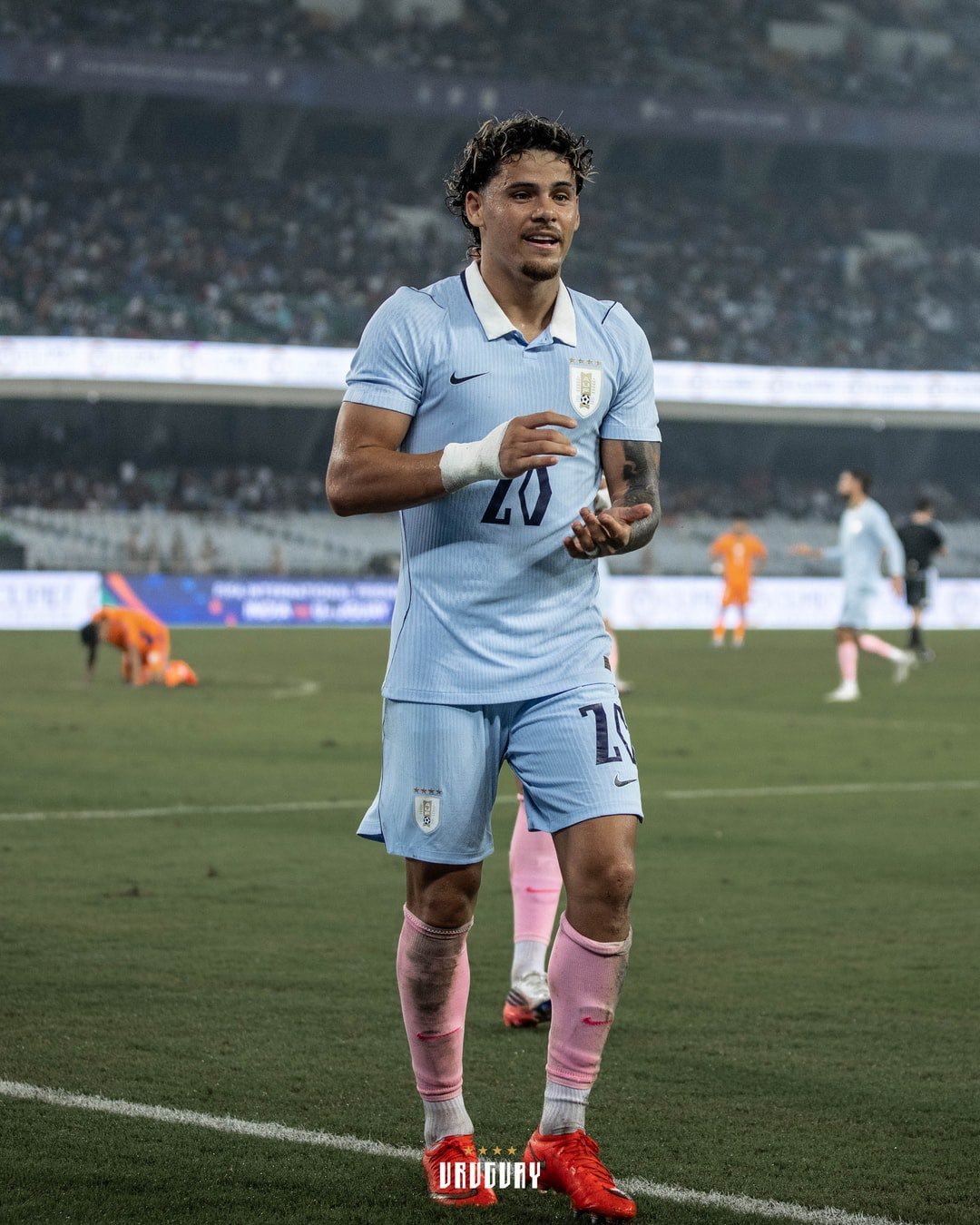Uruguay hit six past India in Kolkata after Thapa’s early equaliser