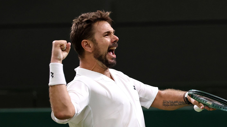 Wawrinka, 41, converts his fifth match point to beat Landaluce in Lyon and extend his farewell run
